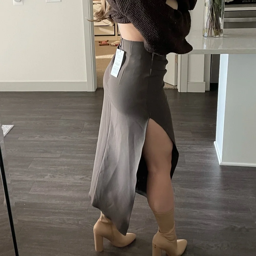 Zara Draped Skirt NWT - Picture 6 of 6